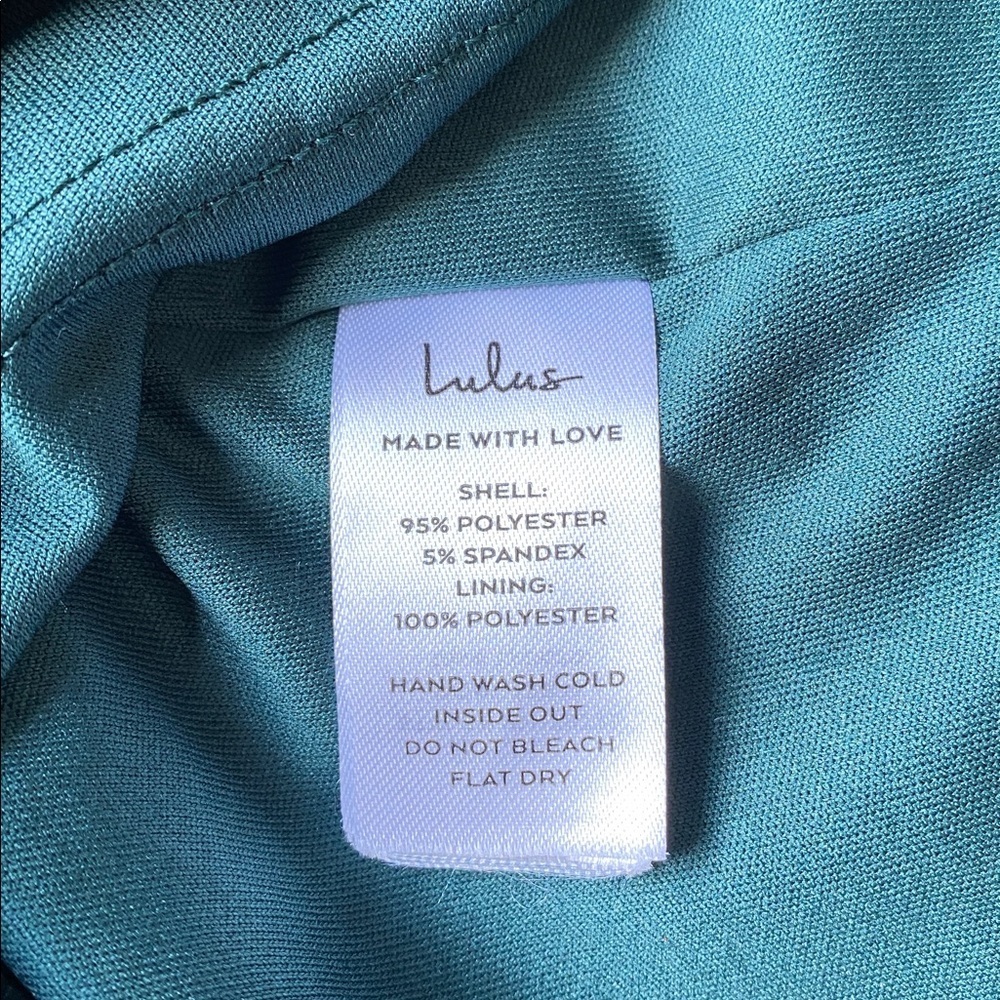Lulu's One Shoulder Green Sequin One Shoulder Mini Dress Size M - Picture 9 of 11
